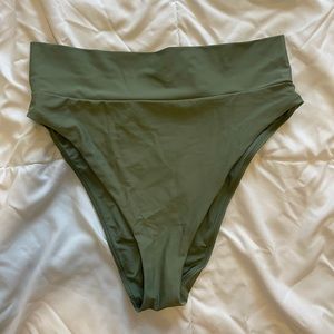 Aerie High Cut Cheeky Bikini Bottom